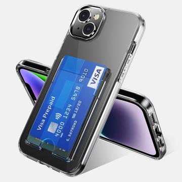 iPhone 15 Gennemsigtigt Cover med Kortholder