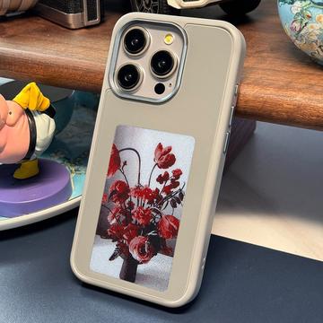 iPhone 15 DIY E-InkCase NFC-etui - grå