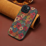 iPhone 15 Fire Sæsoner Hybrid Cover - Forår