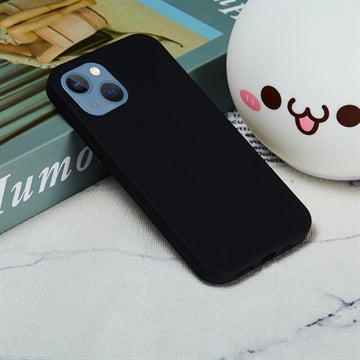 iPhone 15 Liquid Silicone Cover - Sort
