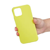 iPhone 15 Liquid Silicone Cover - Gul