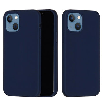 iPhone 15 Liquid Silicone Cover - Mørkeblå