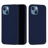 iPhone 15 Liquid Silicone Cover - Mørkeblå