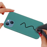 iPhone 15 Liquid Silicone Cover - Grøn