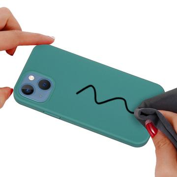 iPhone 15 Liquid Silicone Cover - Grøn