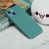 iPhone 15 Liquid Silicone Cover - Grøn