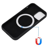 iPhone 15 Liquid Silikone Cover - MagSafe Kompatibel - Sort
