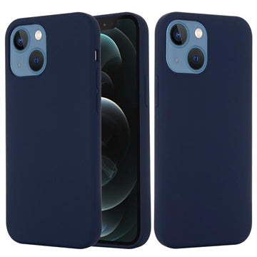 iPhone 15 Liquid Silikone Cover - MagSafe Kompatibel - Mørkeblå
