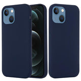 iPhone 15 Liquid Silikone Cover - MagSafe Kompatibel - Mørkeblå