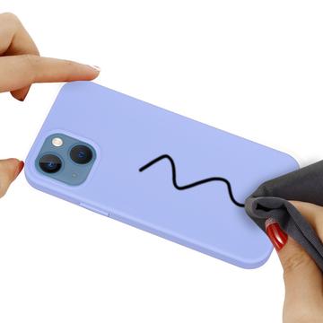 iPhone 15 Liquid Silicone Cover - Lilla
