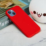 iPhone 15 Liquid Silicone Cover - Rød