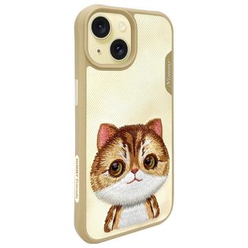 iPhone 15 Nimmy Friends Big Eyed Pet 2.0 katte cover - Kaki