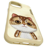 iPhone 15 Nimmy Friends Big Eyed Pet 2.0 katte cover - Kaki