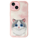 iPhone 15 Nimmy Friends Big Eyed Pet 2.0 katte cover - Pink