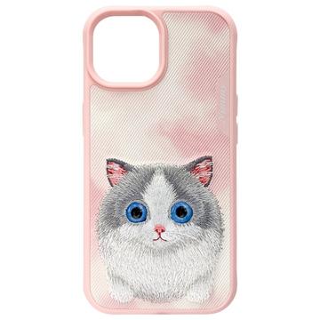 iPhone 15 Nimmy Friends Big Eyed Pet 2.0 katte cover - Pink