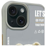 iPhone 15 Nimmy Friends Cool&Cute 2.0 bjørne cover - grå