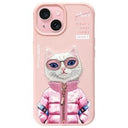 iPhone 15 Nimmy Friends Cool&Cute 2.0 katte cover - Pink