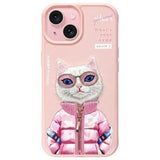 iPhone 15 Nimmy Friends Cool&Cute 2.0 katte cover - Pink