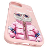 iPhone 15 Nimmy Friends Cool&Cute 2.0 katte cover - Pink