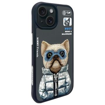 iPhone 15 Nimmy Friends Cool&Cute 2.0 Hund Cover - Sort