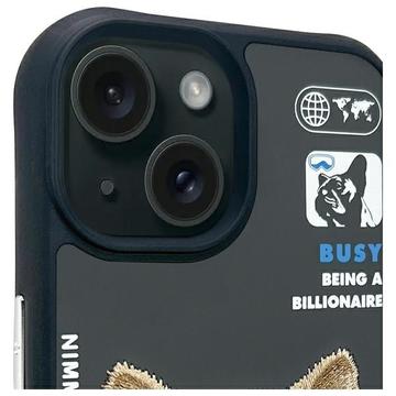 iPhone 15 Nimmy Friends Cool&Cute 2.0 Hund Cover - Sort