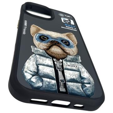 iPhone 15 Nimmy Friends Cool&Cute 2.0 Hund Cover - Sort