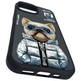 iPhone 15 Nimmy Friends Cool&Cute 2.0 Hund Cover - Sort