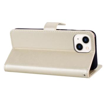 iPhone 15 Ugle Rhinsten Pung - Guld