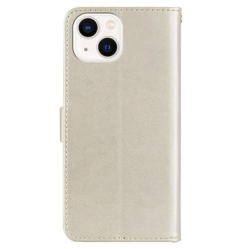 iPhone 15 Ugle Rhinsten Pung - Guld