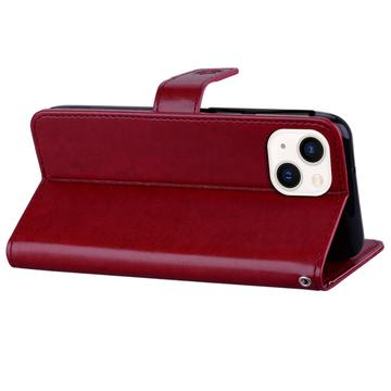 iPhone 15 Ugle Rhinsten Pung - Rød