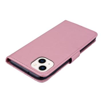 iPhone 15 Ugle Rhinsten Pung - Rødguld