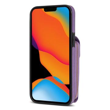 iPhone 15 Plus Alt-i-et cover med pung og rem - Lilla