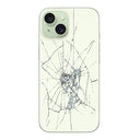 iPhone 15 Plus Bagcover Reparation - kun glasset - Grøn