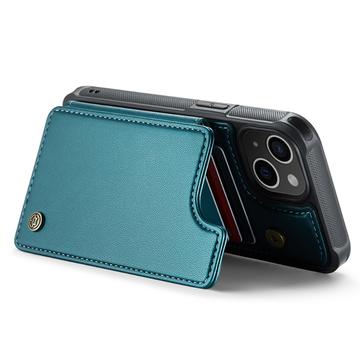 iPhone 15 Plus Caseme C22-etui RFID-kortpung - grøn