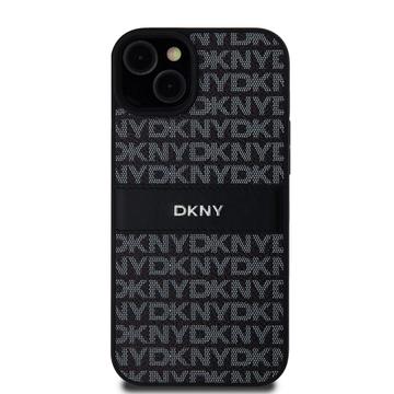 iPhone 15 Plus DKNY Repeat Pattern Tonal Stripe Cover - Sort