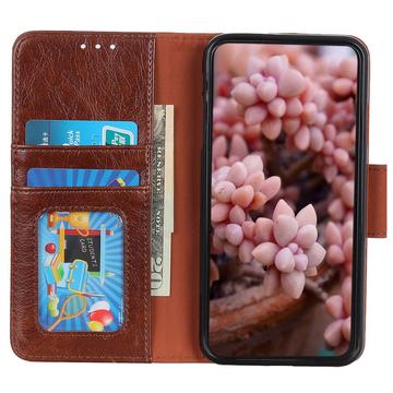 iPhone 15 Plus Elegant Series Pung med Stativfunktion - Brun