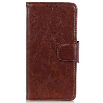 iPhone 15 Plus Elegant Series Pung med Stativfunktion - Brun
