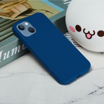iPhone 15 Plus Liquid Silicone Cover - Blå