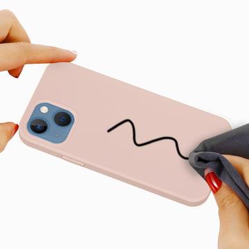 iPhone 15 Plus Liquid Silicone Cover - Pink