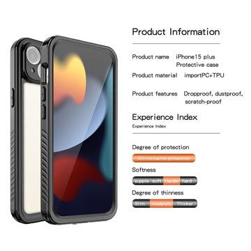 iPhone 15 Plus Redpepper FS IP68 Vandtæt Cover - Sort