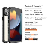 iPhone 15 Plus Redpepper FS IP68 Vandtæt Cover - Sort