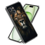 iPhone 15 Plus Stilfuld Ultra-Slim TPU Cover - Lion