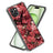 iPhone 15 Plus Stilfuld Ultra-Slim TPU Cover - Røde Blomster