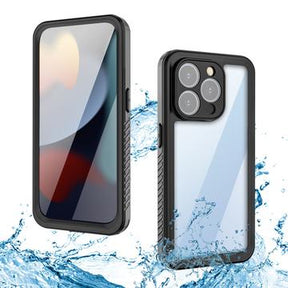 iPhone 15 Pro Active Series IP68 Vandtæt Taske - Sort