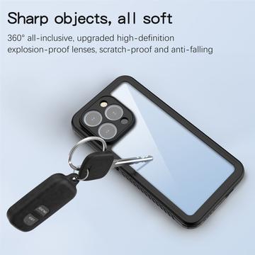 iPhone 15 Pro Active Series IP68 Vandtæt Taske - Sort