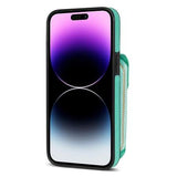 iPhone 15 Pro Alt-i-et cover med pung og rem - Mynte