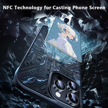 iPhone 15 Pro DIY E-InkCase NFC-etui - hvid