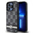 iPhone 15 Pro DKNY Ternet Mønster og Stribe Cover - Sort