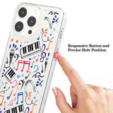 iPhone 15 Pro Fashion TPU Cover - musikalske noter