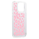 iPhone 15 Pro Fashion TPU Cover - Pink Leopard